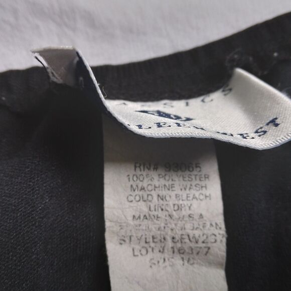 Classics by Eileen West Skirt Black Blue Floral Whimsigoth Fairy Goth Womens 10 - Picture 5 of 9